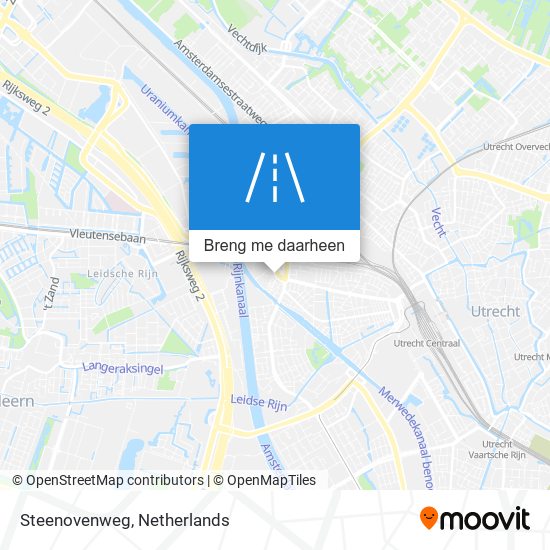 Steenovenweg kaart