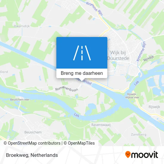 Broekweg kaart