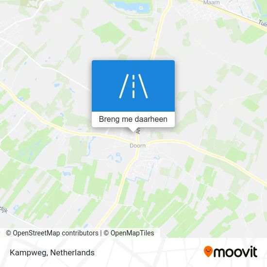 Kampweg kaart
