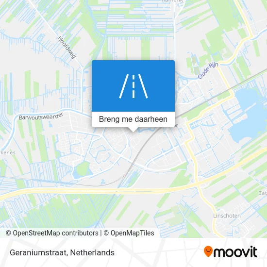 Geraniumstraat kaart