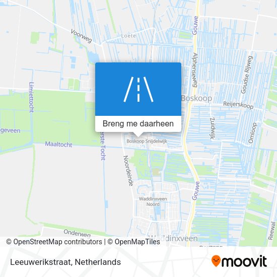 Leeuwerikstraat kaart