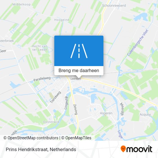 Prins Hendrikstraat kaart