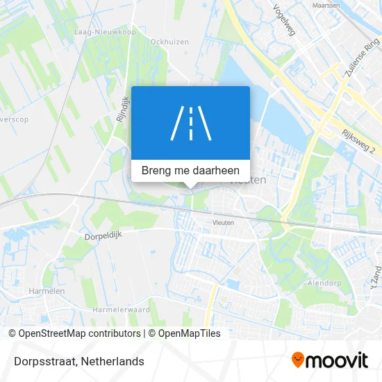 Dorpsstraat kaart