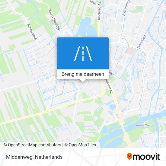 Middenweg kaart