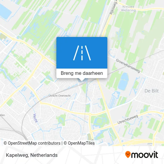 Kapelweg kaart