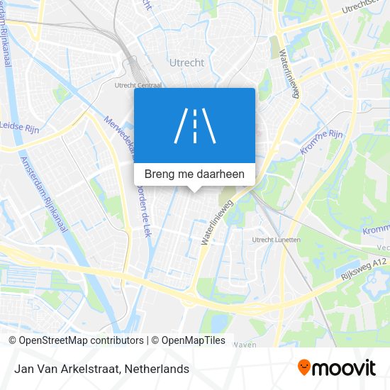 Jan Van Arkelstraat kaart