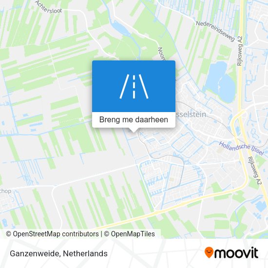 Ganzenweide kaart