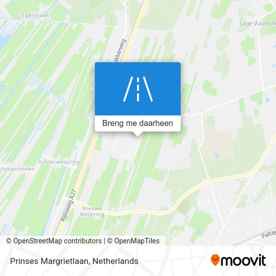 Prinses Margrietlaan kaart