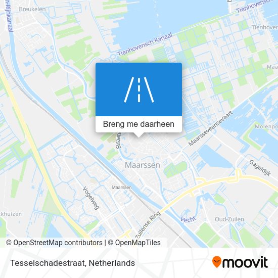 Tesselschadestraat kaart