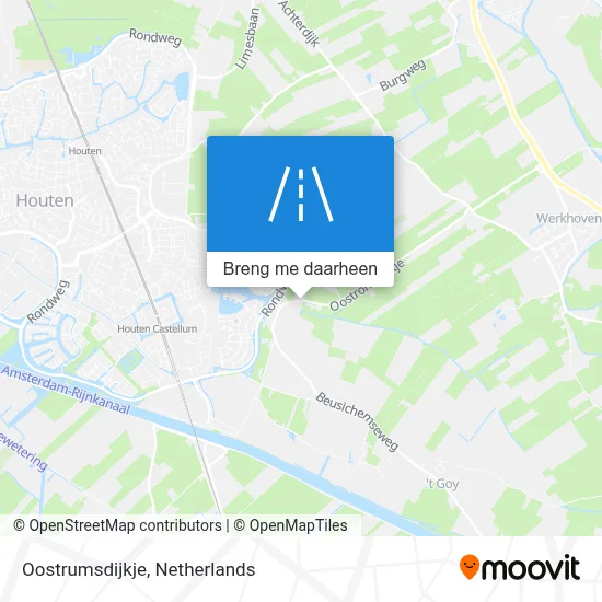 Oostrumsdijkje kaart