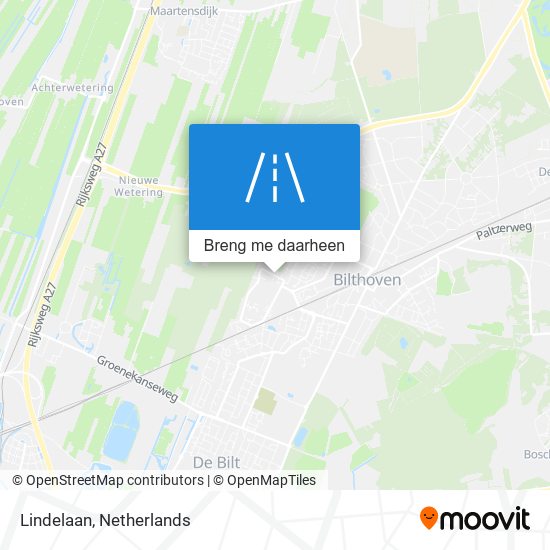 Lindelaan kaart