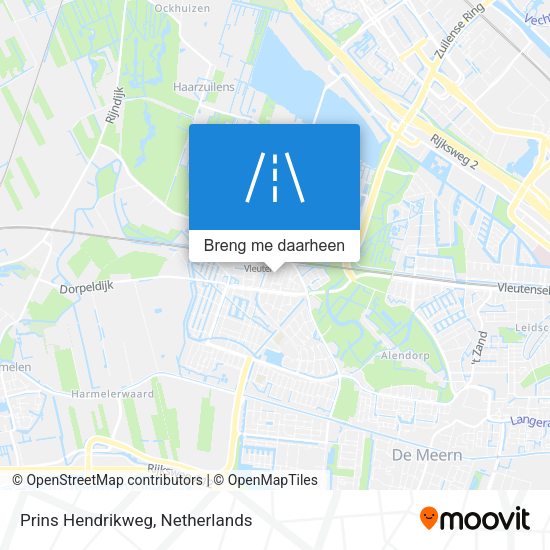 Prins Hendrikweg kaart