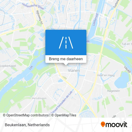 Beukenlaan kaart