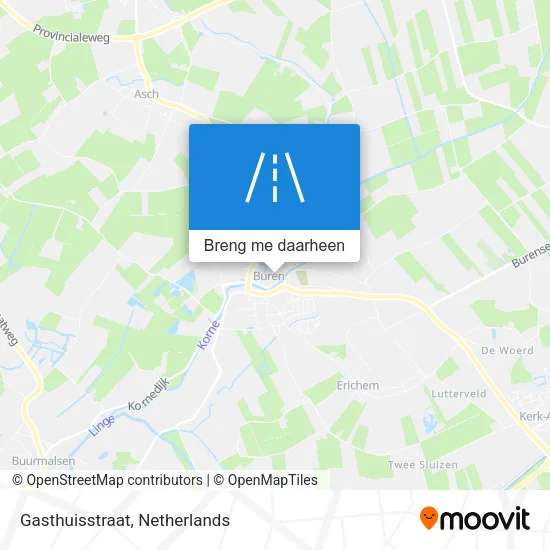 Gasthuisstraat kaart