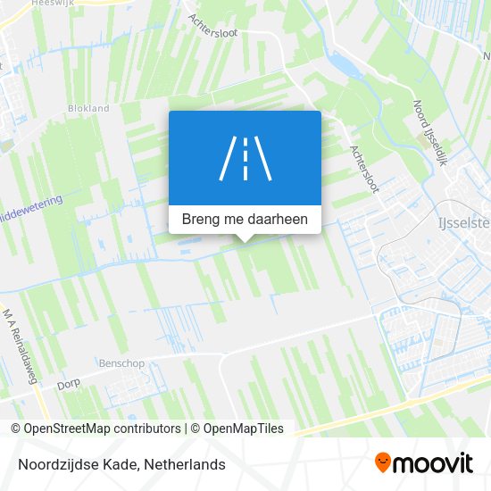 Noordzijdse Kade kaart