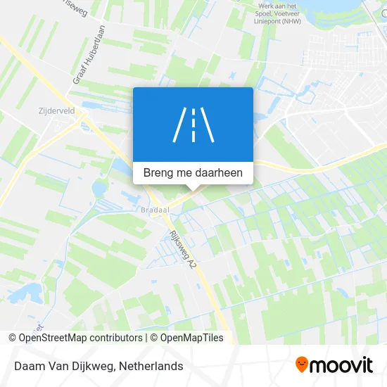Daam Van Dijkweg kaart