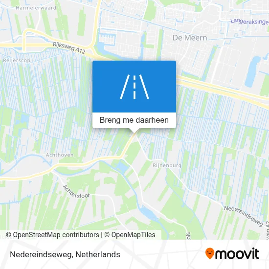 Nedereindseweg kaart