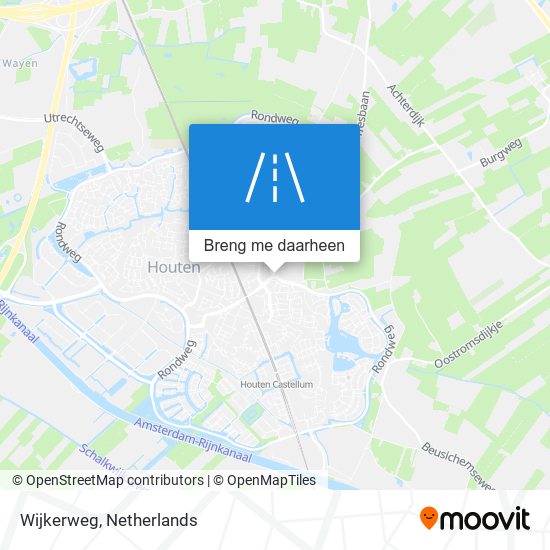 Wijkerweg kaart