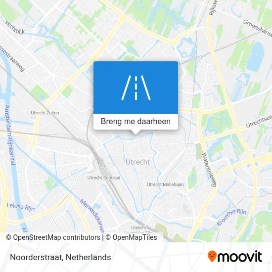 Noorderstraat kaart