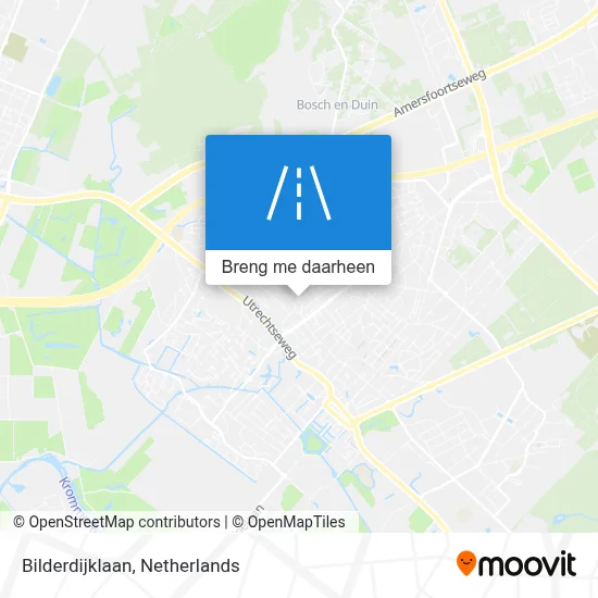 Bilderdijklaan kaart