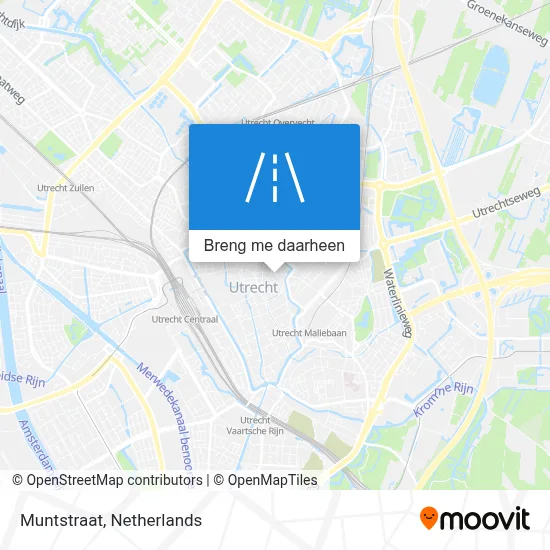 Muntstraat kaart