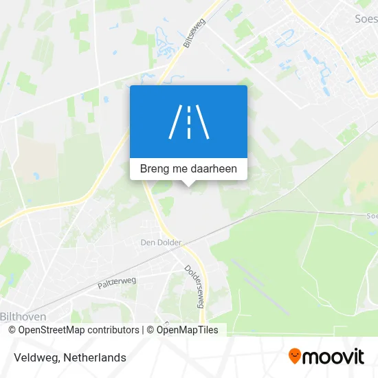 Veldweg kaart