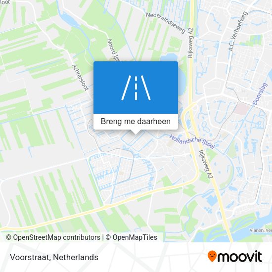 Voorstraat kaart