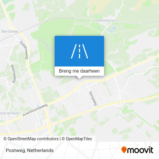 Postweg kaart