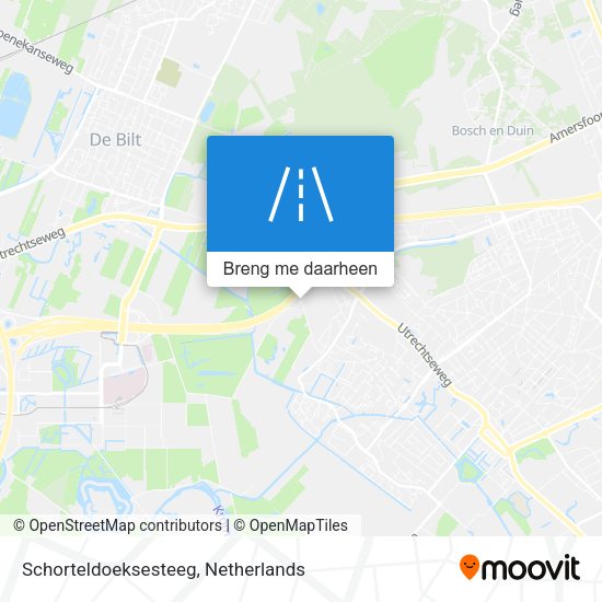 Schorteldoeksesteeg kaart