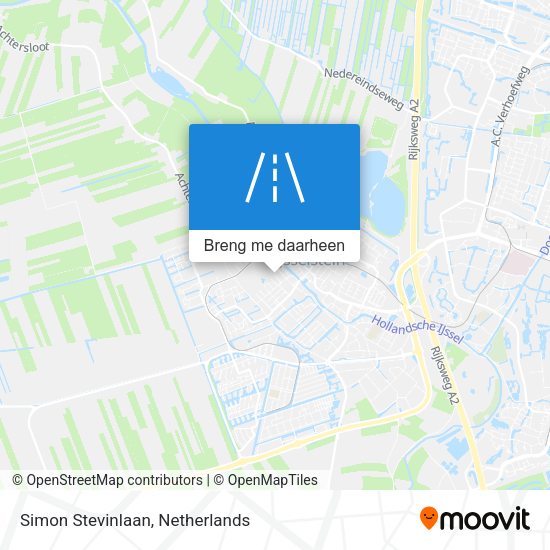 Simon Stevinlaan kaart