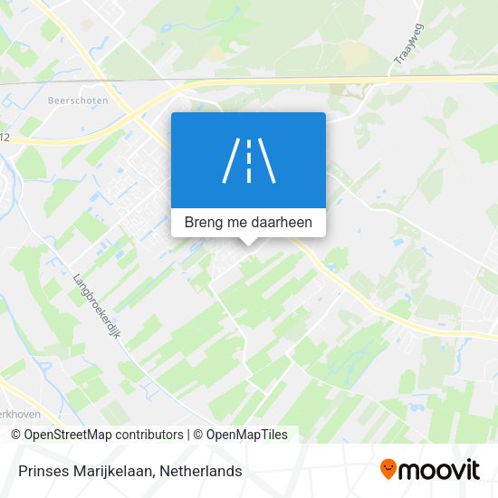 Prinses Marijkelaan kaart