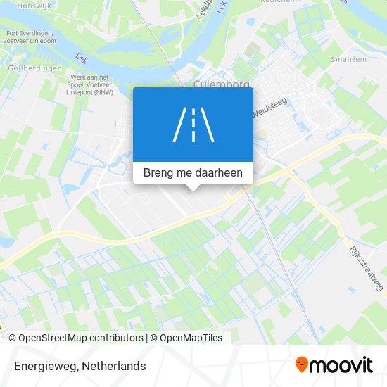 Energieweg kaart