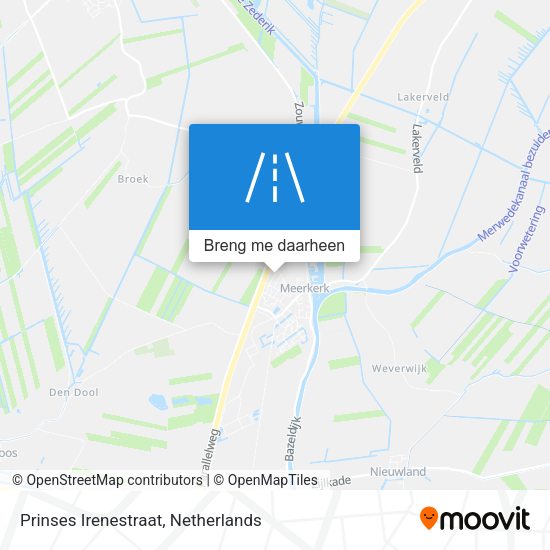 Prinses Irenestraat kaart