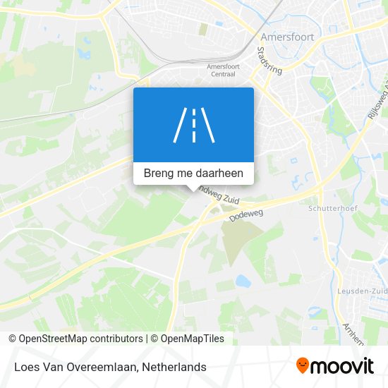 Loes Van Overeemlaan kaart