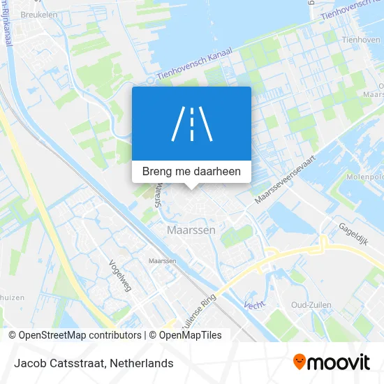 Jacob Catsstraat kaart