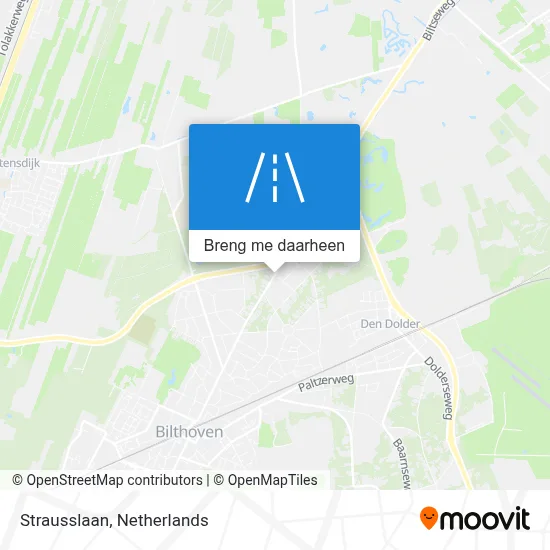 Strausslaan kaart