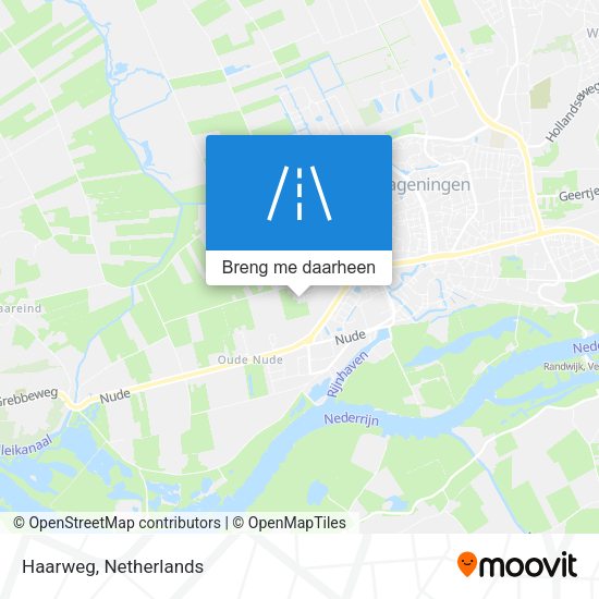 Haarweg kaart