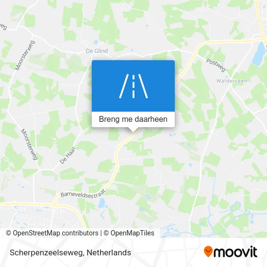 Scherpenzeelseweg kaart