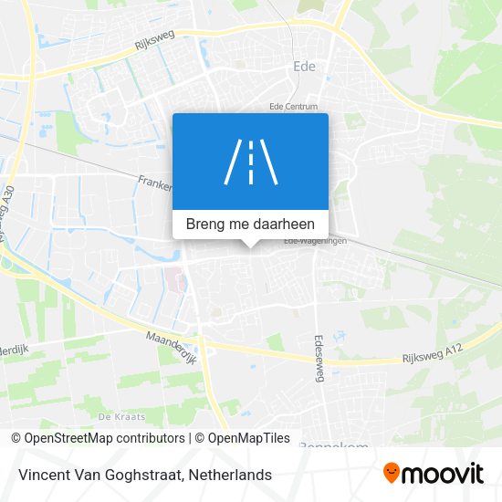 Vincent Van Goghstraat kaart