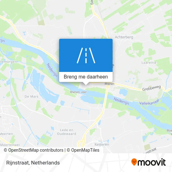 Rijnstraat kaart