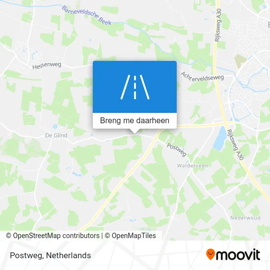Postweg kaart