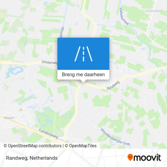 Randweg kaart