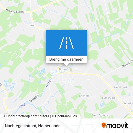 Nachtegaalstraat kaart
