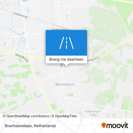 Boerhaavelaan kaart