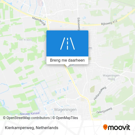 Kierkamperweg kaart