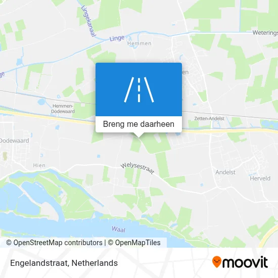 Engelandstraat kaart