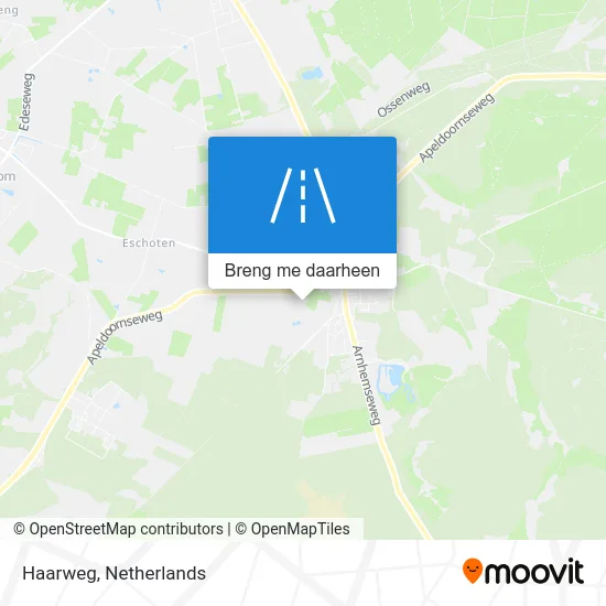 Haarweg kaart