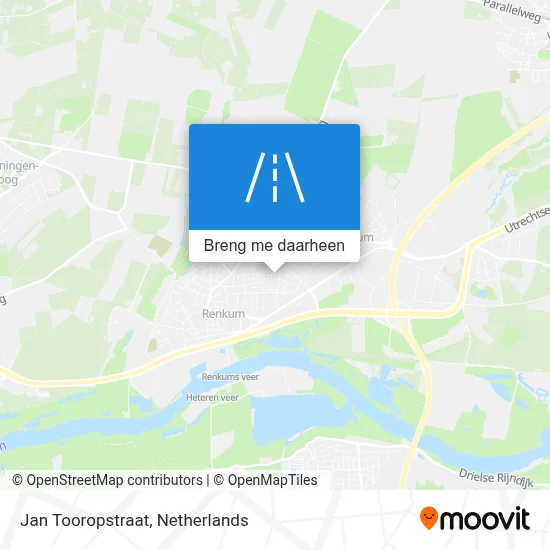 Jan Tooropstraat kaart