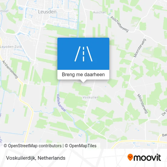 Voskuilerdijk kaart