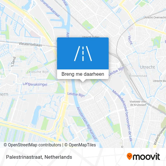 Palestrinastraat kaart